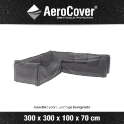 AeroCover Loungesethoes Hoekset 300 X 300 X 70 Cm -Goedkope Tuin Pure Winkel aerocover loungesethoes hoekset antraciet 300x300x100xh70cm 1000x1000 621e0d969ec10 l