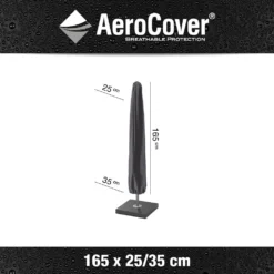 AeroCover Parasolhoes H 165 X 25/35 Cm -Goedkope Tuin Pure Winkel aerocover parasolhoes antraciet h165x25 35cm 1000x1000 621e0db891376 l