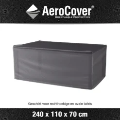 AeroCover Tuintafelhoes 240 X 110 X 70 Cm -Goedkope Tuin Pure Winkel aerocover tuintafelhoes antraciet 240x110xh70cm 1000x1000 621e0dc6eaf77 l