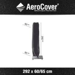AeroCover Zweefparasolhoes H 292 X 60/65 Cm -Goedkope Tuin Pure Winkel aerocover zweefparasolhoes antraciet h292x60 65cm 1000x1000 621e0d6f00df2 l