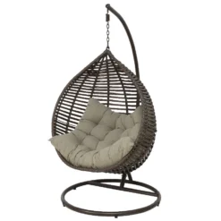 Amadora Hang-ei Wicker Bruin - 121 X 105 X 196 Cm