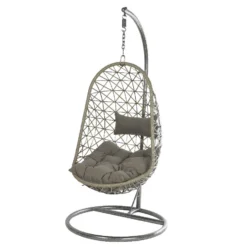 Bologna Hang-ei Wicker Grijs - Ø 95 X H 195 Cm