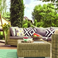 Buitenkleed MESH Green / White - 180 X 120 Cm -Goedkope Tuin Pure Winkel buitenkleed mesh green white 180 x 120 cm 533x800 624ae3f670a4a l