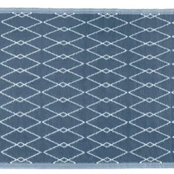 Buitenkleed MESH Royal Blue / White - 180 X 120 Cm