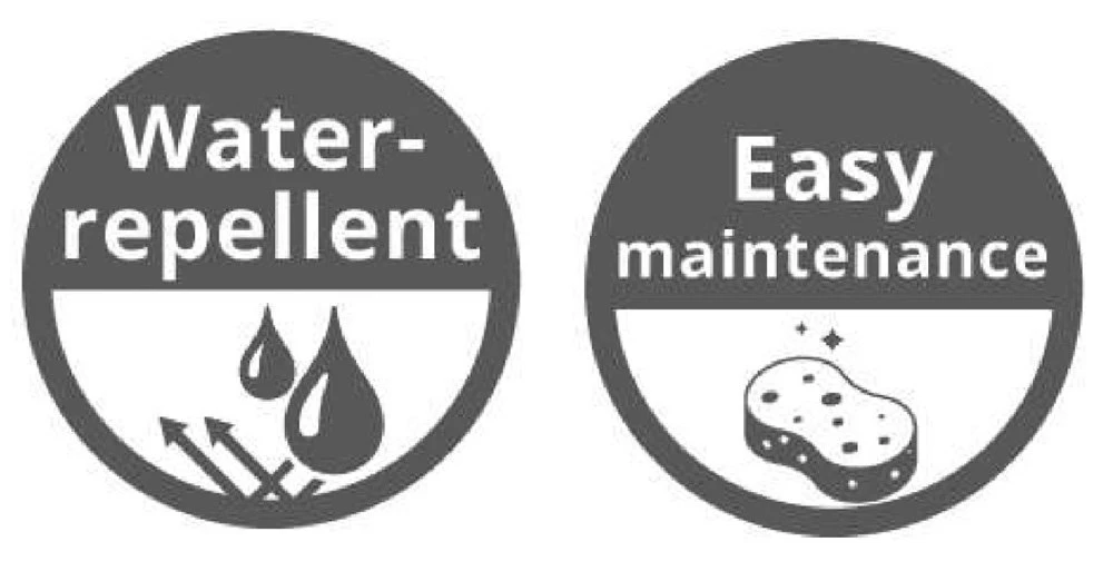 Evora Loungeset Grijs - 145 X 80 X 83 Cm 6 Evora Loungeset Grijs - 145 X 80 X 83 Cm - Afbeelding 6