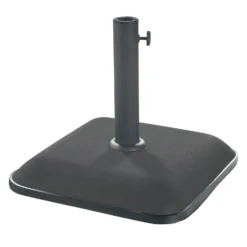 Parasolvoet Vierkant 25kg Zwart