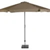 Platinum Middenstokparasol Antigua Volant Ø 300 Cm Taupe