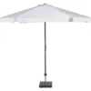 Platinum Middenstokparasol Antigua Volant Ø 300 Cm Wit