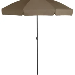 Platinum Middenstokparasol Aruba Volant Ø 200 Cm Taupe