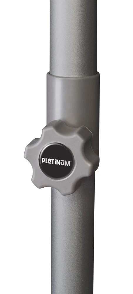 Platinum Middenstokparasol Lisboa Ø 300 Cm Taupe 3 Platinum Middenstokparasol Lisboa Ø 300 Cm Taupe - Afbeelding 3