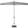 Platinum Middenstokparasol Riva 300 X 200 Cm Lichtgrijs