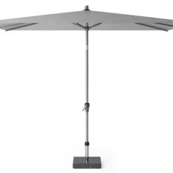 Platinum Middenstokparasol Riva 300 X 200 Cm Lichtgrijs