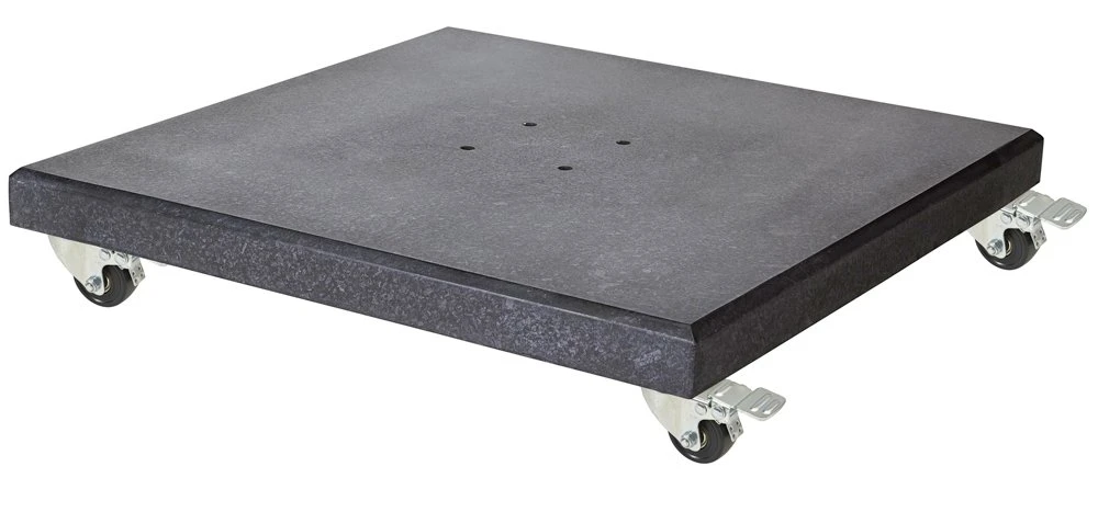 Platinum Parasolvoet Modena Met Zwenkwielen - 120kg 1 Platinum Parasolvoet Modena Met Zwenkwielen - 120kg