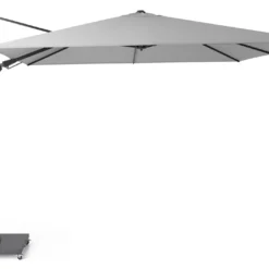Platinum Zweefparasol Challenger T² 300 X 300 Cm Lichtgrijs