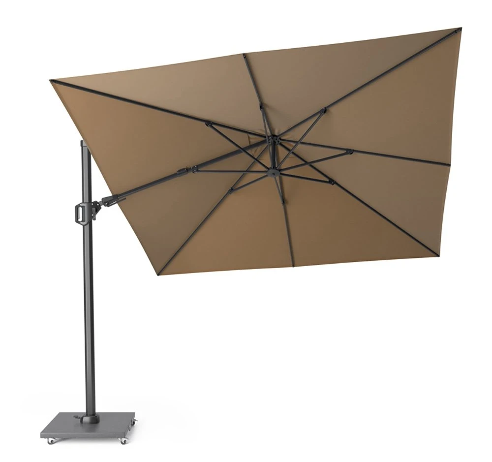 Platinum Zweefparasol Challenger T² 300 X 300 Cm Taupe 2 Platinum Zweefparasol Challenger T² 300 X 300 Cm Taupe - Afbeelding 2
