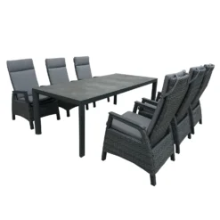 Royal Seasons FABIO DINING Tuinset Met 6 Stoelen