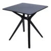 Tafel BILLY Zwart 70 X 70 X 73,5 Cm