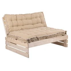 Palletkussen RAFFELED Natural - 120 X 80 X 8 Cm -Goedkope Tuin Pure Winkel zitkussen raffeled natural 120 x 80 x 8 cm 1000x1000 628225cc4f284 l